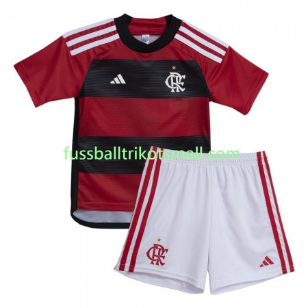 Fußballtrikots CR Flamengo Kinder 2023-2024 Kurzarm Heimtrikotsatz kaufen